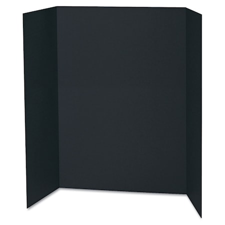 Pacon PresentationDsplyBoards, 48"x36", Blk, PK24 3766